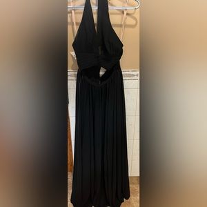 Black Fame and Partners Halter Dress